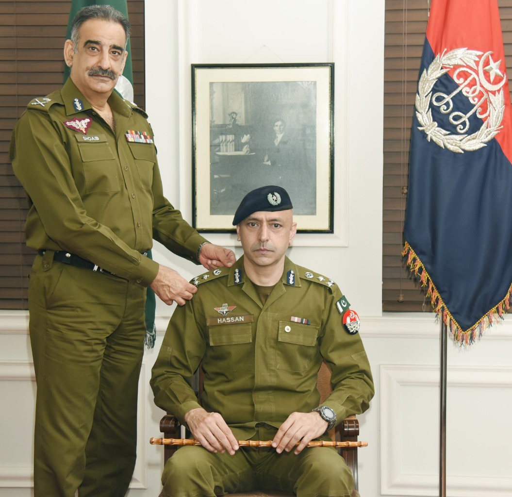 The Badge Pinning Ceremony Of Rank Of DIG For Hassan Raza Khan Was Held