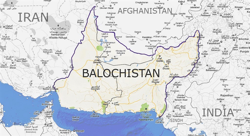 Balochistan map