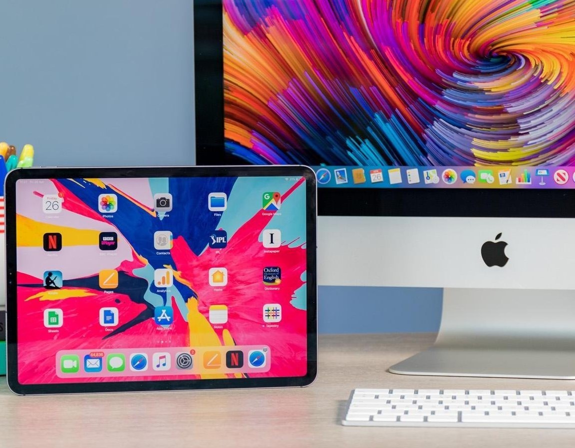 Apple iMac and iPad pro