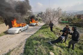 Israeli settlers attack on Palestine