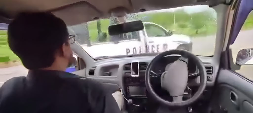 Driverless car in Islamabad crashes into police van