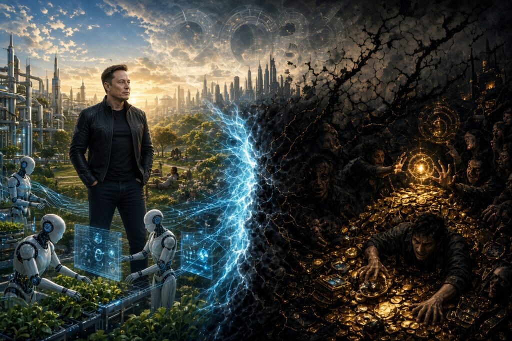 Ai versus human greed – Will we stop working in 2036?