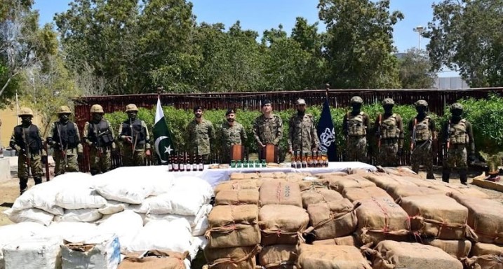 Pakistan Navy, Coast Guards seize liquor, illegal medicines Contraband items