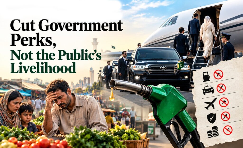 Cut the perks, not the public’s livelihood Cut the perks, not the public’s livelihood