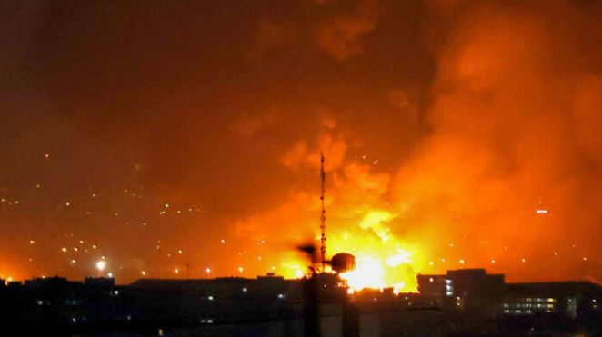 US launches new barrage of strikes on Iran around Strait of Hormuz US strike