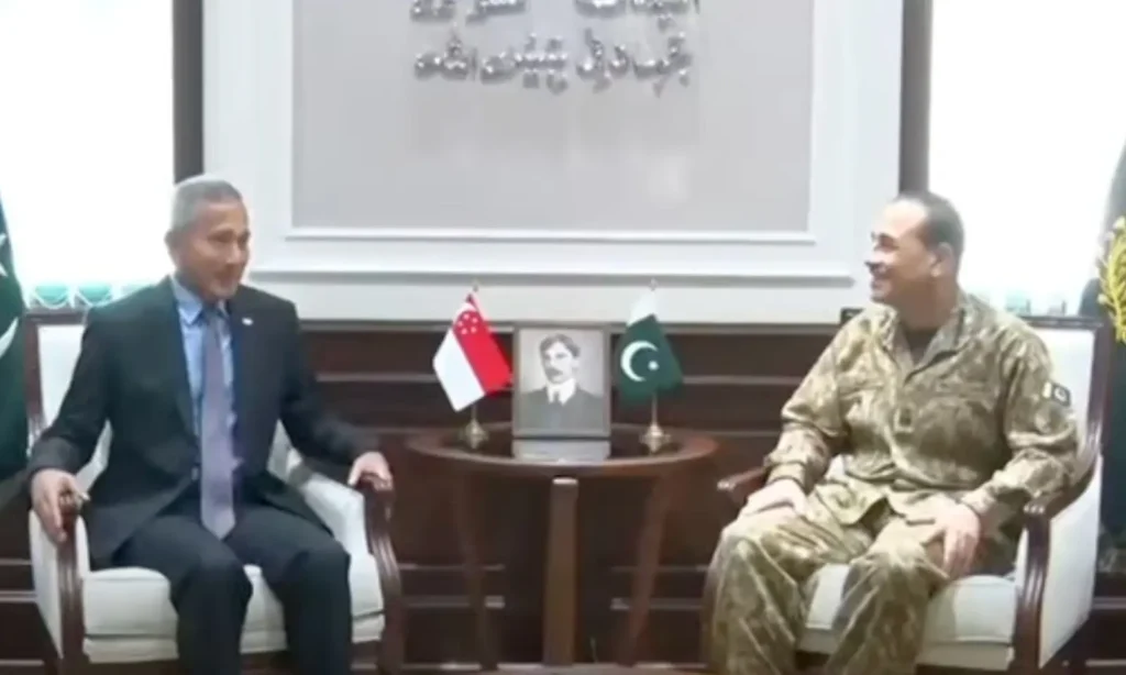 Field Marshal, Singapore’s FM discuss regional security, bilateral ties CDF-Singapore