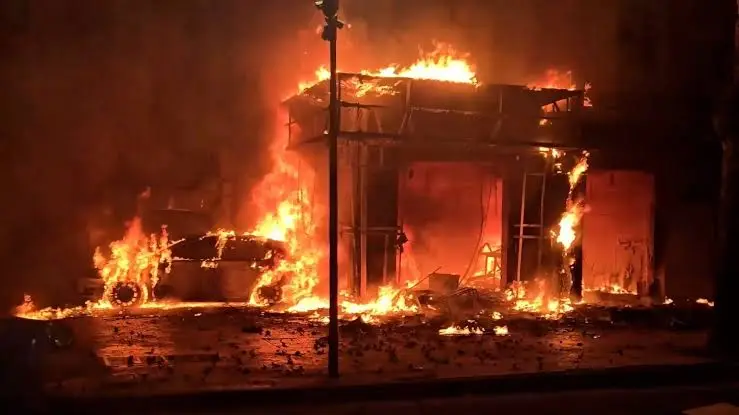 Albania’s Supreme Court set on fire as anti-govt protests escalate