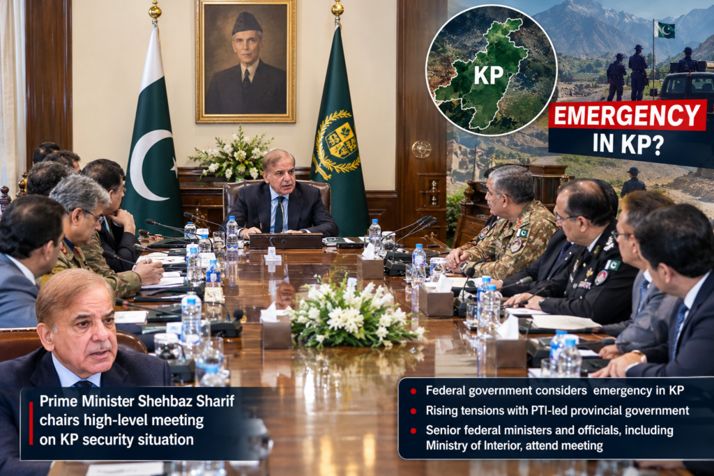 To be or not to be: Crisis deepens as Shehbaz govt weighs emergency in KP KP emergency